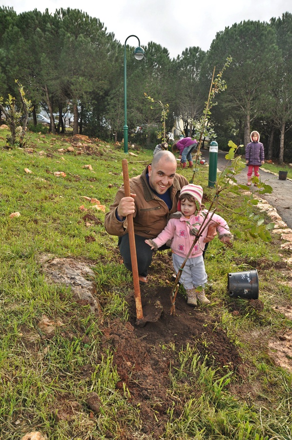 נטיעות ט"ו בשבט בכמון תשע"ב